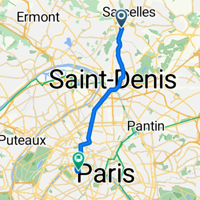 De Route de Groslay à Rue Fabert
