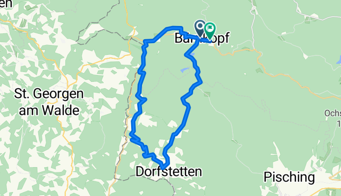 Route in Bärnkopf