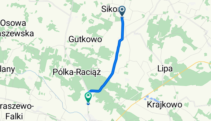 Sikory-Żelazki, Raciąż do Mławska, Raciąż