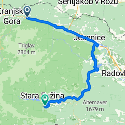 Jezerci, Gozd Martuljek to Polje, Bohinjska Bistrica