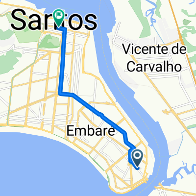 Rua República do Equador, Santos a Rua Itororó, Santos