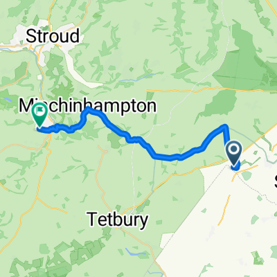 Kemble, Cirencester to Stone Cottages, Stroud