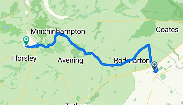 Kemble, Cirencester to Stone Cottages, Stroud