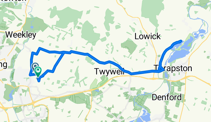 Ferries Close, Kettering to Ferries Close, Kettering