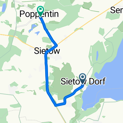 Hafenstraße, Sietow nach Ringstraße, Göhren-Lebbin