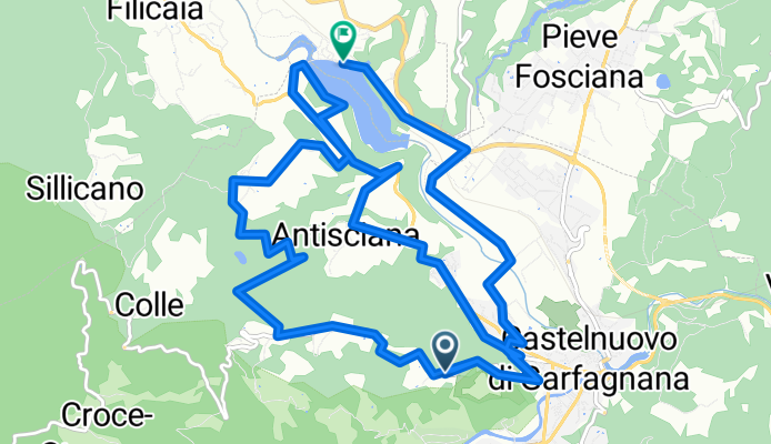 Località Orbaco to via della Madonna Pontecosi 3/A