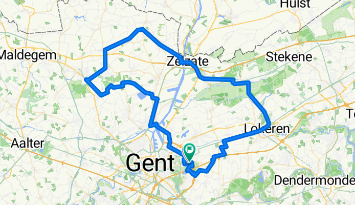 Route in Destelbergen
