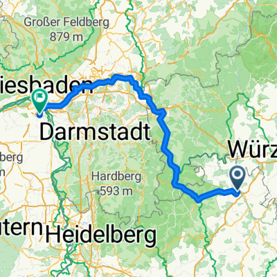 Von Tauberbischofsheim bis Mainz