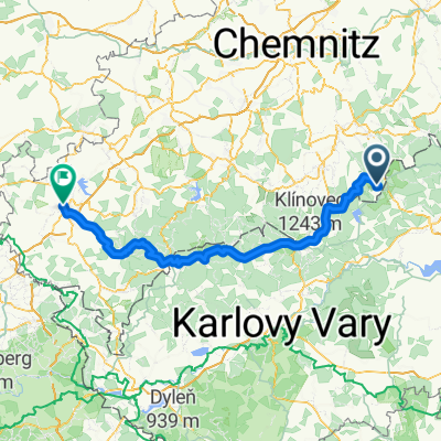 Von Hirtsteinbaude bis Plauen