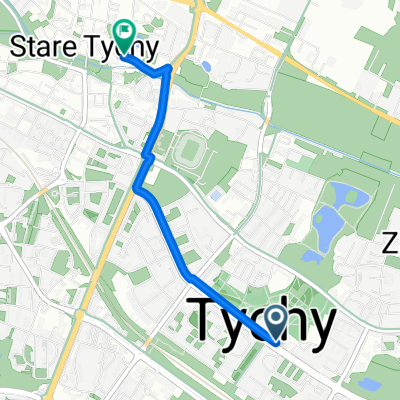al Niepodległości, Tychy do T Kościuszki, Tychy