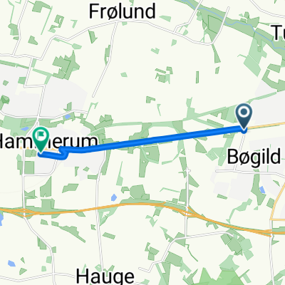 Bøgildvej, Ikast to Hammerum Hovedgade, Herning