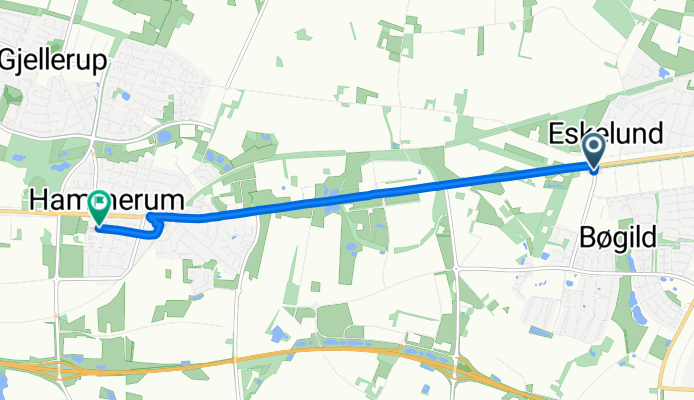 Bøgildvej, Ikast to Hammerum Hovedgade, Herning