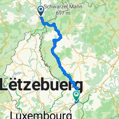 Route to Wasserbillig
