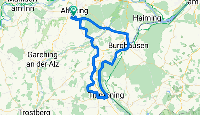 Route in Altötting