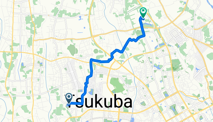Tokodai 5-Chōme, Tsukuba to Tennodai 2-Chōme, Tsukuba