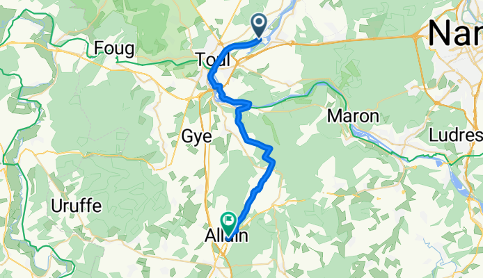 Etang d'Eve nach Rue Etienne Olry