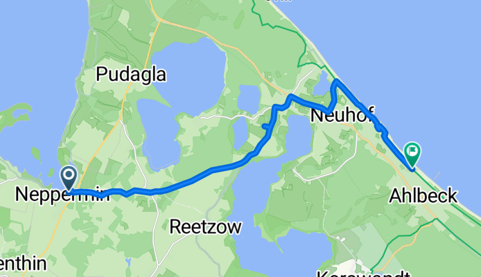 Zum Seesteg, Benz nach Goethestraße, Heringsdorf