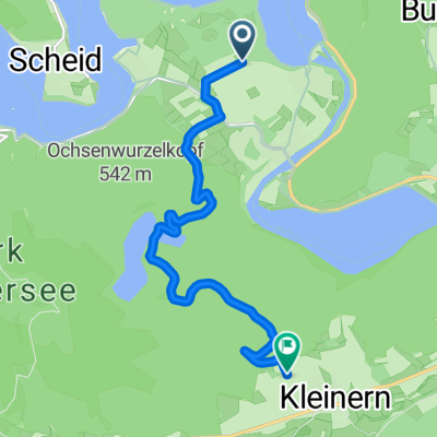 Am Bericher Holz nach Elmsbergstraße