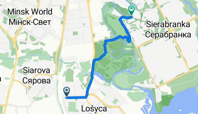 Маршрут в 2-й Велосипедный переулок