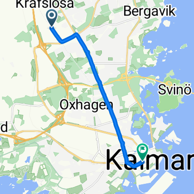 Franska vägen, Kalmar to Ölandsgatan, Kalmar