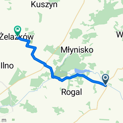 pl Wolności, Koźminek do Żelazków, Żelazków