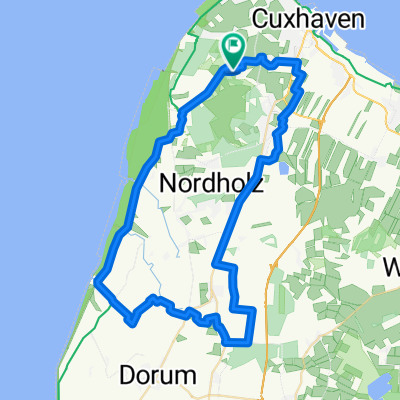 Route in Cuxhaven