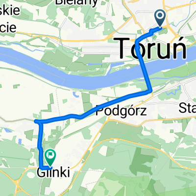 przy Kaszowniku, Toruń do Szubińska, Toruń