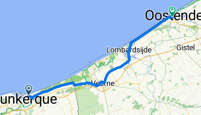 Dunkerque to Ostend