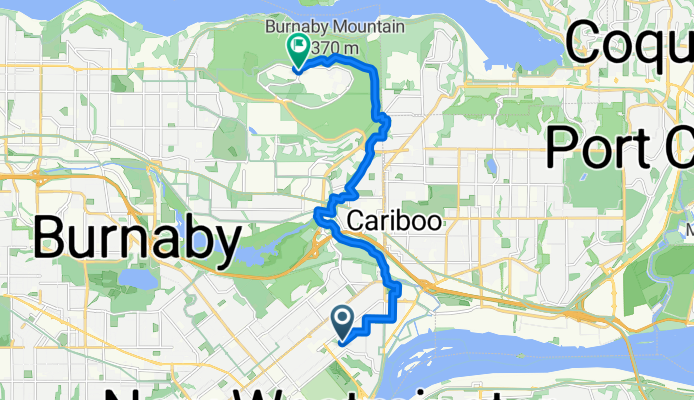 Sixth Ave E, New Westminster to University Dr E, Burnaby