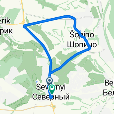 Шоссейная улица, Северный до Олимпийская улица, Северный