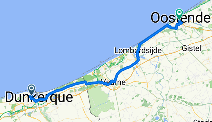 Dunkerque to Ostend