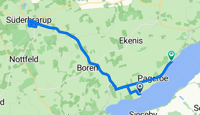 Boknis, Boren nach Karschau, Rabenkirchen-Faulück