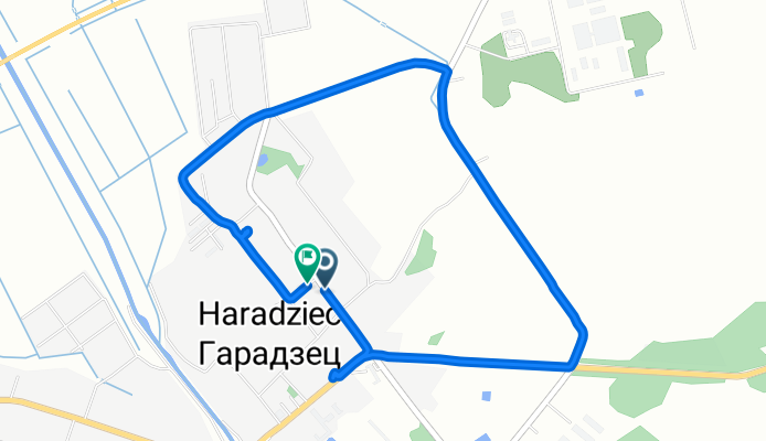 Осмоловичи - Городец, Городецкий до Осмоловичи - Городец, Городецкий