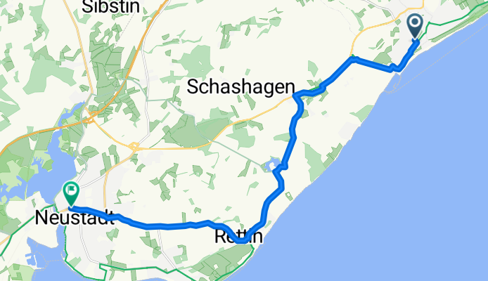 Christian-Westphal-Straße, Grömitz nach Waschgrabenstraße, Neustadt in Holstein
