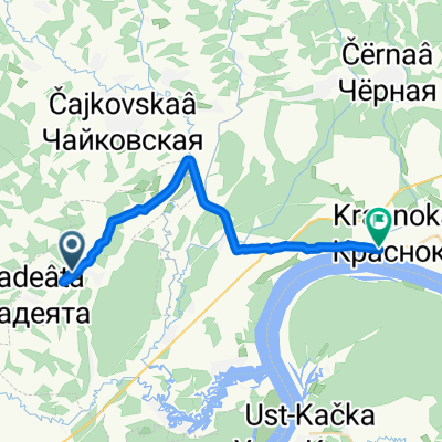 От Неизвестная Дорога до улица Комарова