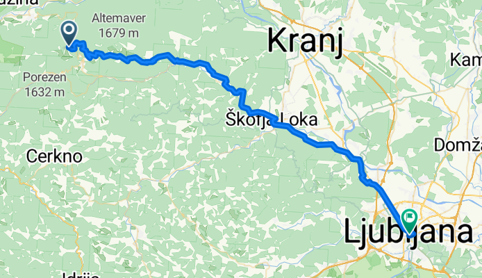 Bohinjska Bistrica - Železniki