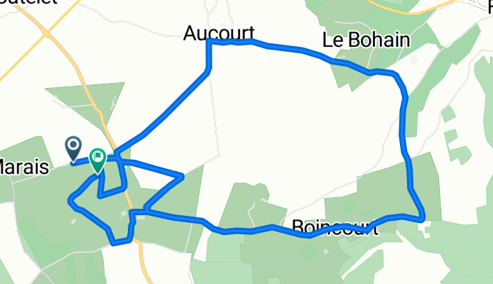 De Rue de la Frémondière à Chemin Saint-Martin