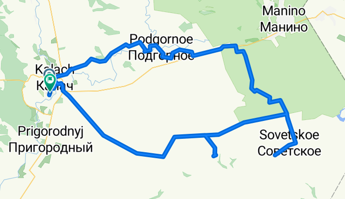 колос-Советское- Подгорное 100 км