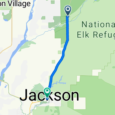 Lower Gros Ventre Rd, Jackson to S Millward St, Jackson