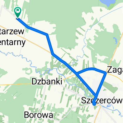 Restarzew Środkowy do Restarzew Środkowy