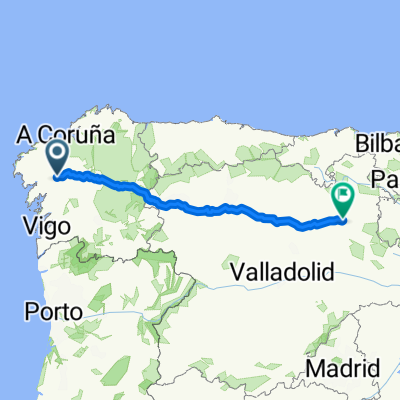 From Santiago de Compostela to Burgos