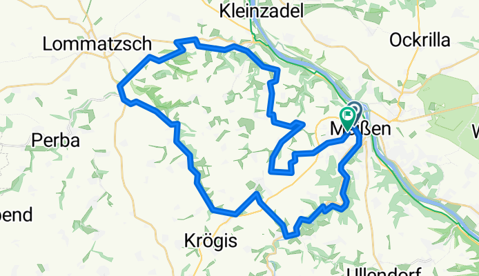 Route in Meißen