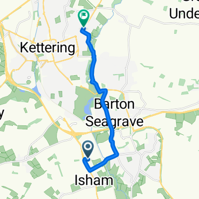 Pytchley, Kettering to Laburnum Crescent, Kettering