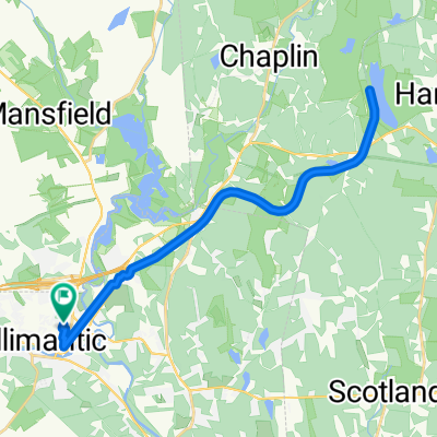 Route in Willimantic