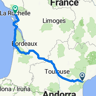 Narbonne nach Rue du Docteur Deletant