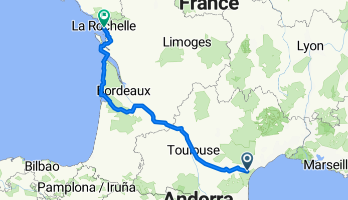 Narbonne nach Rue du Docteur Deletant