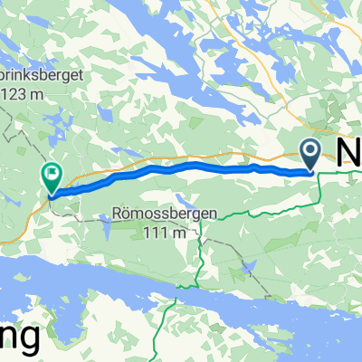 Länsväg D 800, Nyköping to Länsväg D 800, Stavsjö