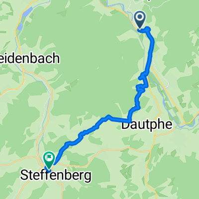 Georg-Kramer-Straße, Biedenkopf nach Oberland, Steffenberg