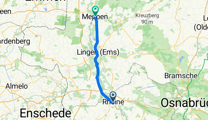Von Rheine nach Meppen