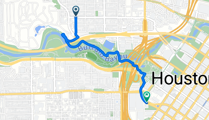 Decatur St, Houston to Louisiana St, Houston